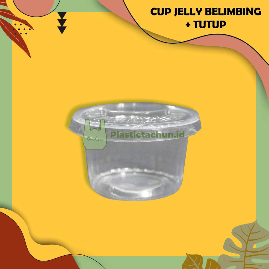Cup Agar-Agar Plastik | Cup Jelly | Cup Es Cream Sedang (120ml)