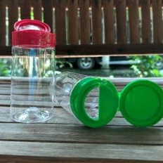 Toples Mini Plastik 100 ml wadah Bumbu Tabur Kering/Rempah bubuk