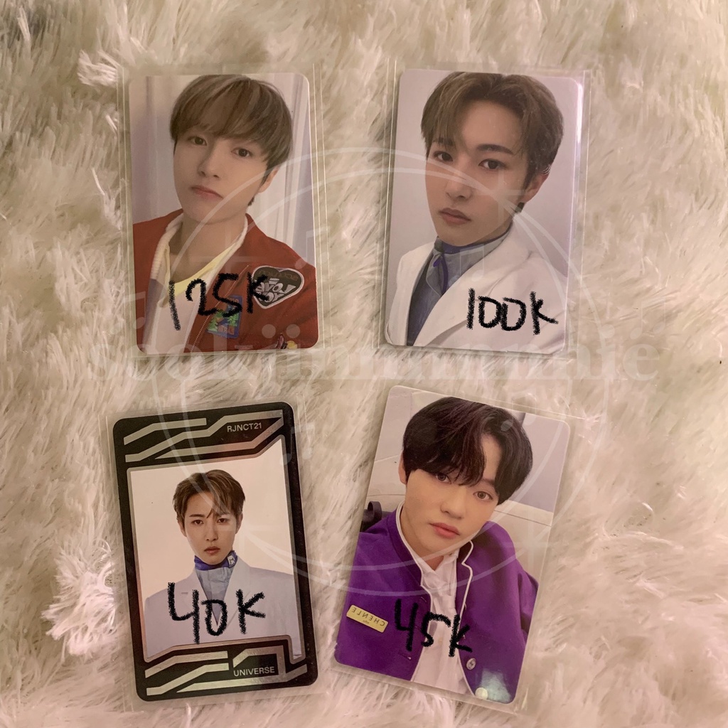 photocard renjun chenle universe pizza jewel pb uc keycard sg22