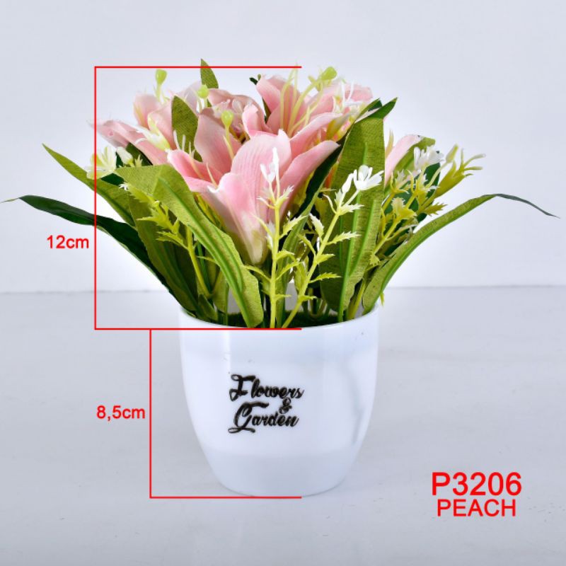 TF11-COD-P3206 ( 1KG BISA 16 PCS )BUNGA DEKORASI/BUNGA PLASTIK/TANAMAN ARTIFISIAL-2