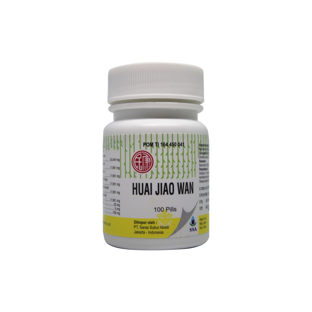 HUAI JIAO WAN ORIGINAL obat wasir - ambeien - hemorrhoid manjur