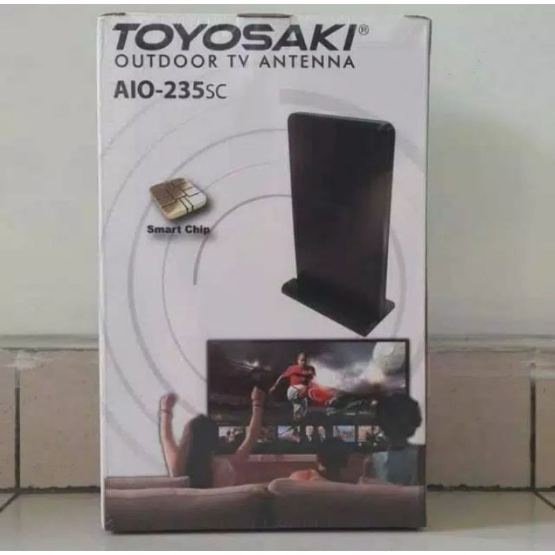 Antena Tv Indoor(Dalam)/Outdoor(Luar) Toyosaki Aio 235 sc Digital Analog