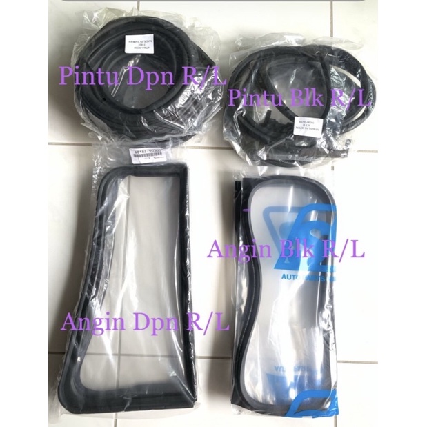 Paket Karet Toyota Hardtop FJ 40/2F (Ada Kaca Angin Depan )