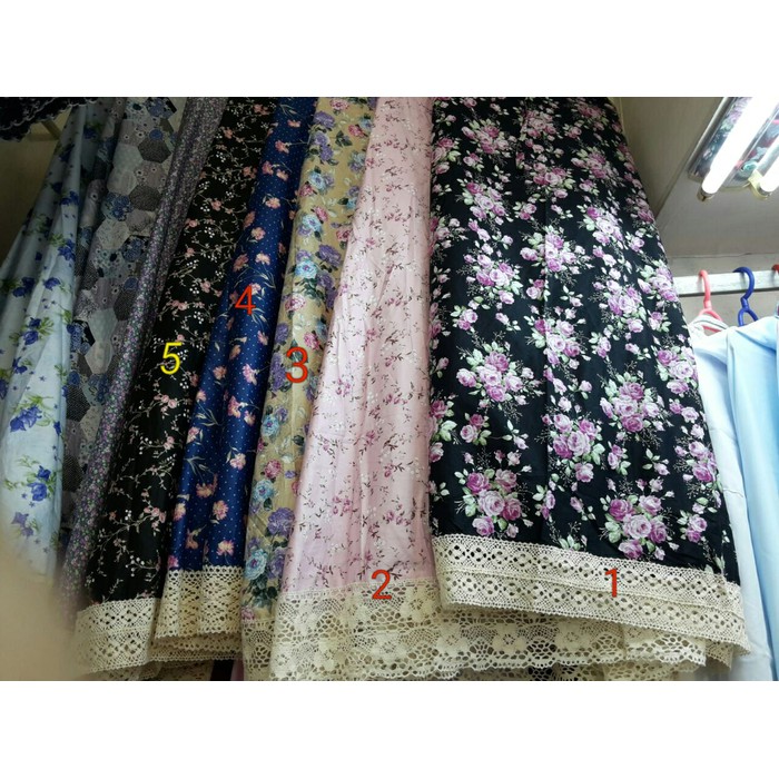 Terbaru Mukena Katun Jepang Premium Renda Rajut Lebar
