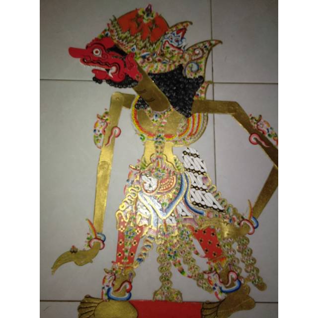 Wayang buto brabah/raton kulit asli gapit sungu