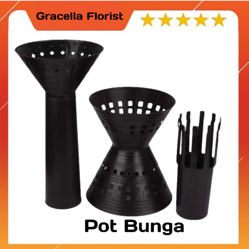 POT BUNGA BUKET plastik