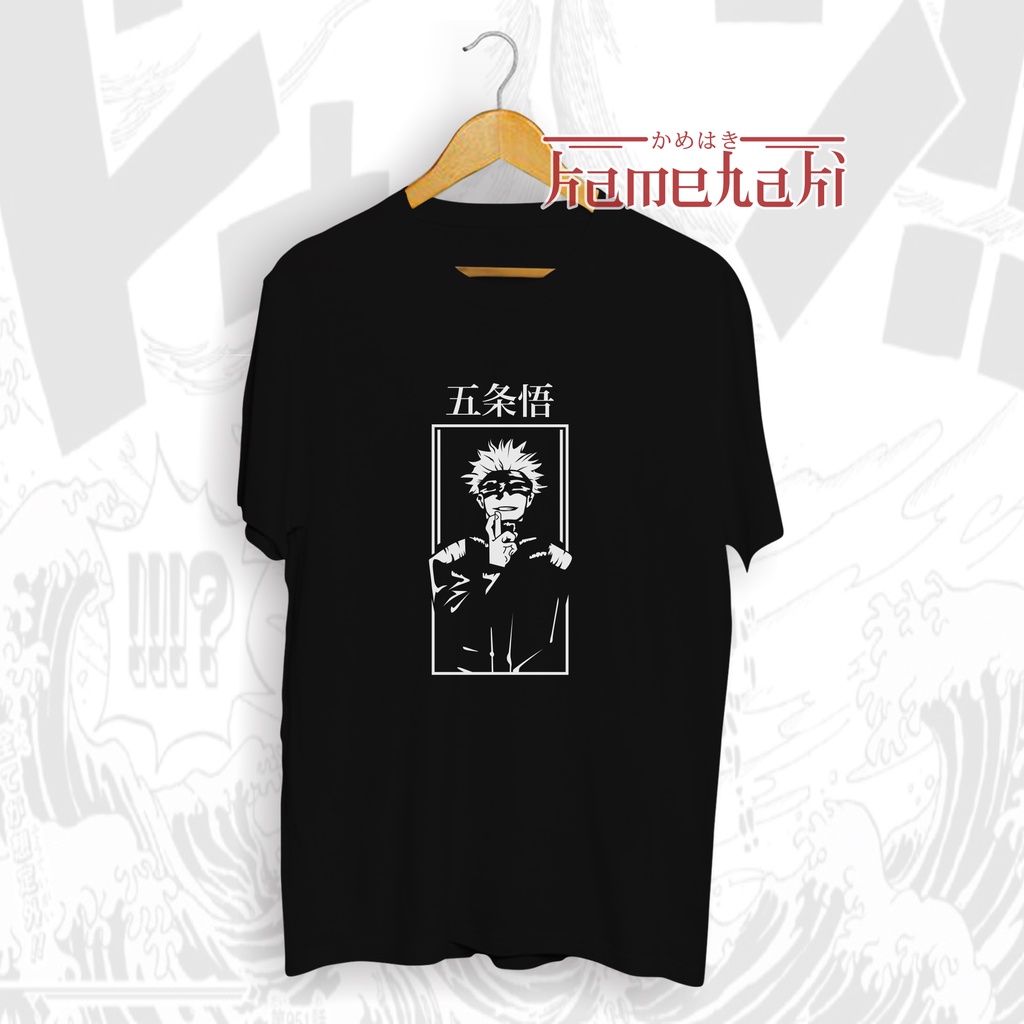 Kaos Anime New GOJO SATORU / Kaos Jujutsu Kaisen / Kaos Distro Jepang / Kaos Distro Original KAMEHAK