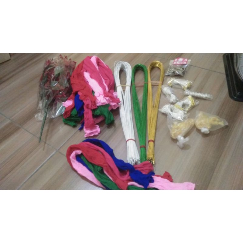 grosir Putik Sepatu kecil/putik bunga/putik bunga plastik/putik Murah isi 10 pcs.