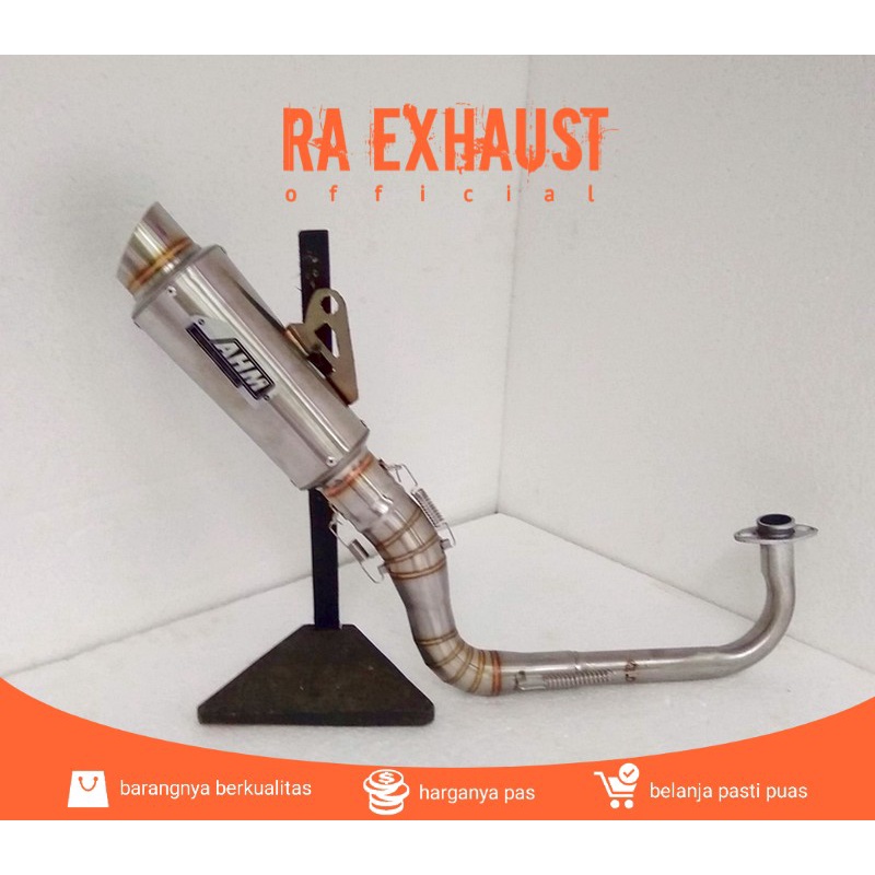 Knalpot Racing AHM Mio Sporty/Mio  M3/Mio J/Mio Soul/Mio Smile/Mio GT/Mio Soul Karbu/Beat Karbu/Beat