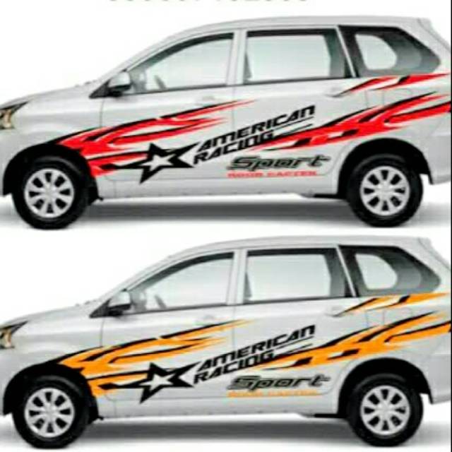 Paling Inspiratif Stiker  Mobil  Keren  Avanza Aneka Stiker  