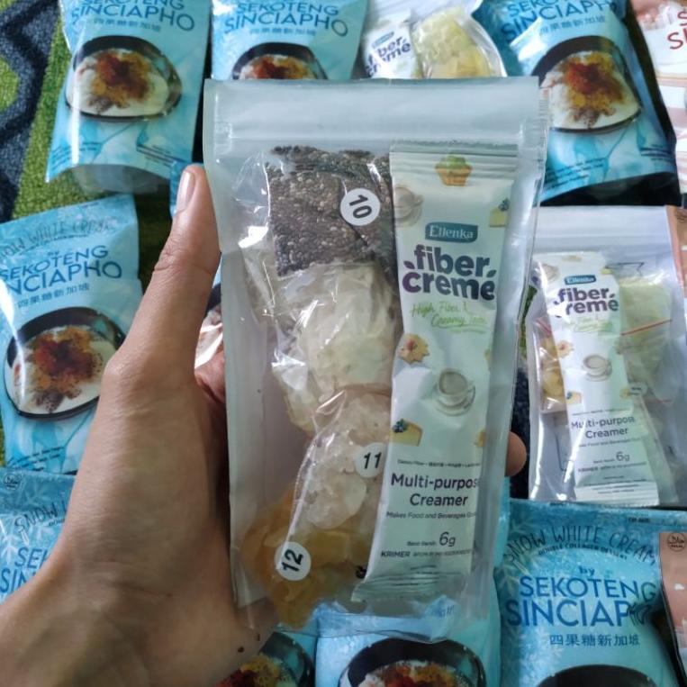 

➜ Triple Snow White Creamy_ Snow Bird Nest + Snow Lotus Collagen Dessert _ Bisa untuk 2-3Porsi ≋