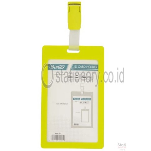 

Bantex ID Card Holder With Clip 54x90mm Portarit #8866