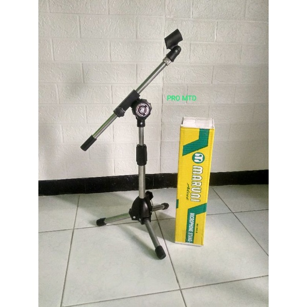 Stand Mic Maruni Pendek