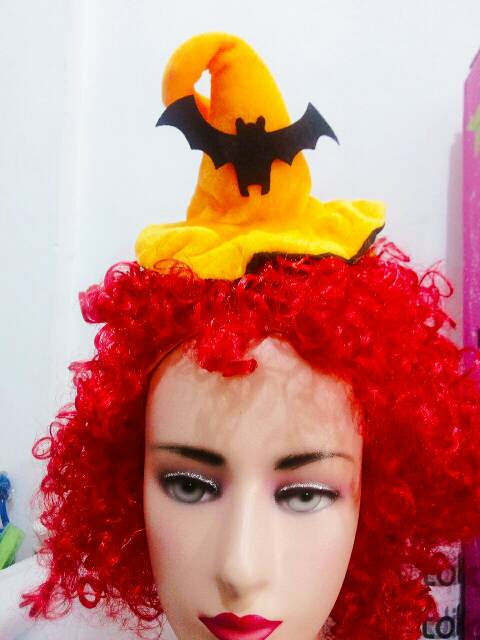 Bando halloween topi pumpkin spider bat