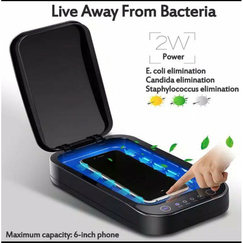 LAMPU UV STERILIZER ULTRAVIOLET DISINFEKTAN STERILISASI UNTUK HP MASKER