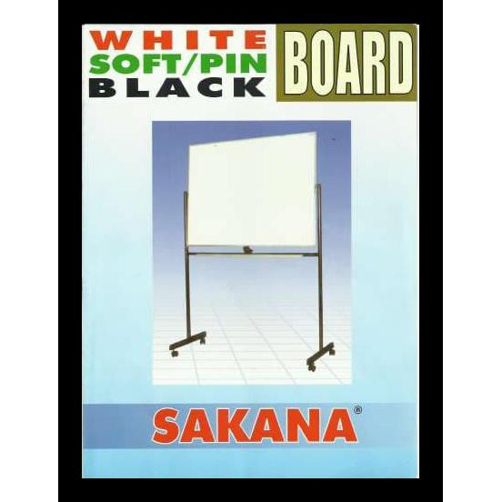 

Whiteboard Sakana 60X120Cm Kaki Single Face Bermutu