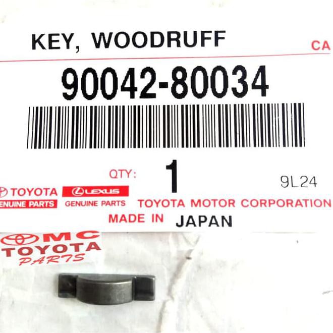 Key For Krankshaft Pulley / Spi Kruk As Avanza Xenia Vios 90042-80034