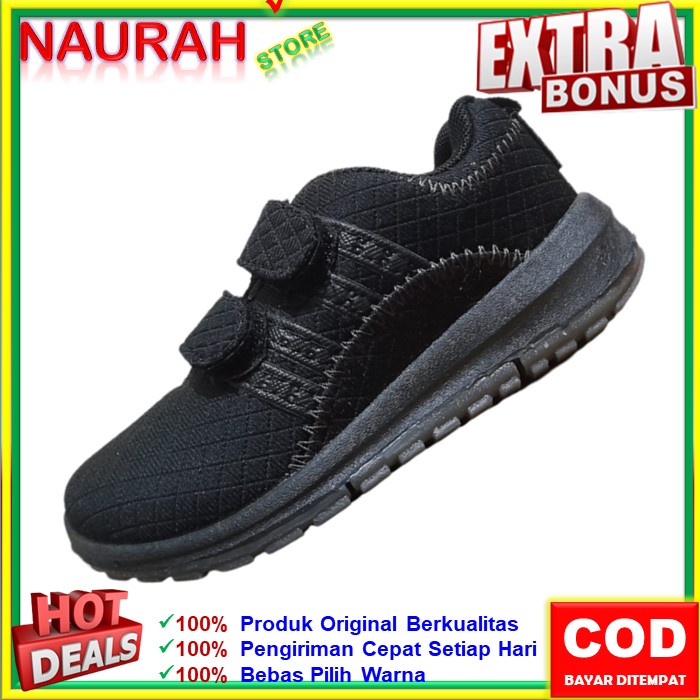 ANDO PLANO VELCRO ORIGINAL SNEAKER KUALITAS IMPORT SEPATU ANAK PAUD TK PROMO HARGA MURAH