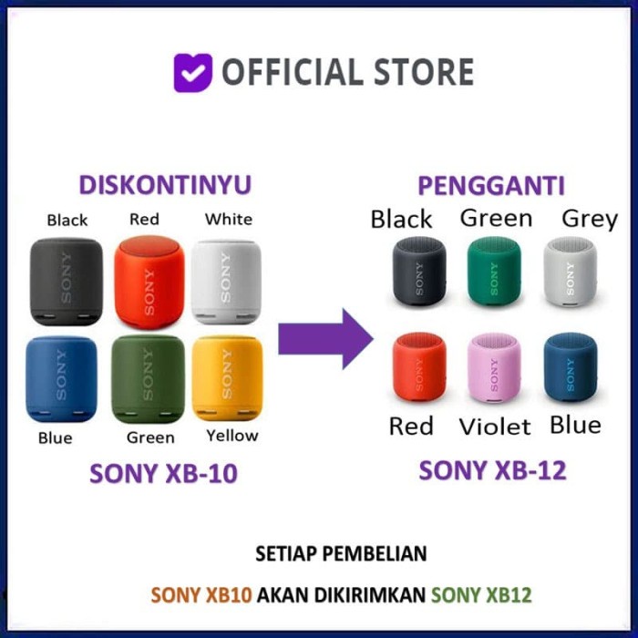 Sony Extra Bass Bluetooth Speaker Portable Srs-Xb10 / Srs Xb10 - Black