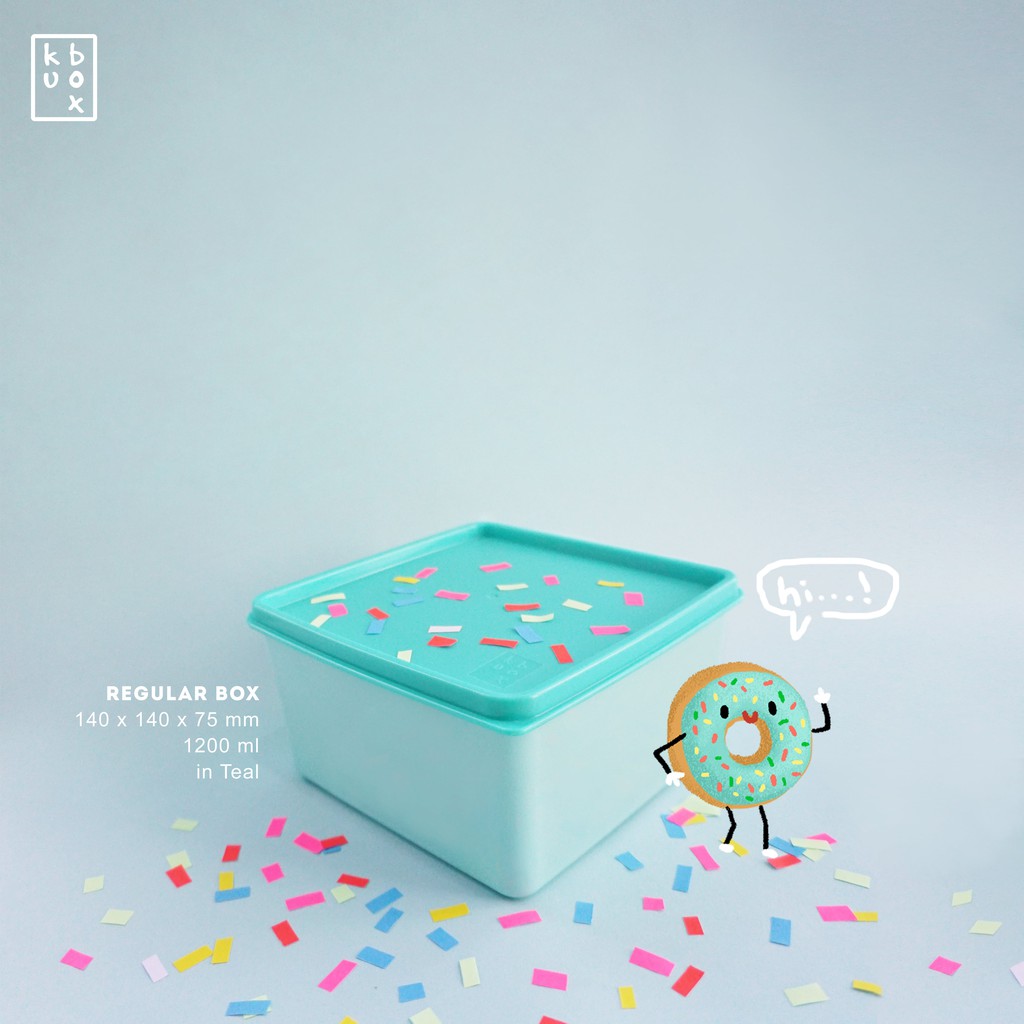 KUBOX Lunch Box Kotak Makan Tebal Tahan Lama Bekal Festive