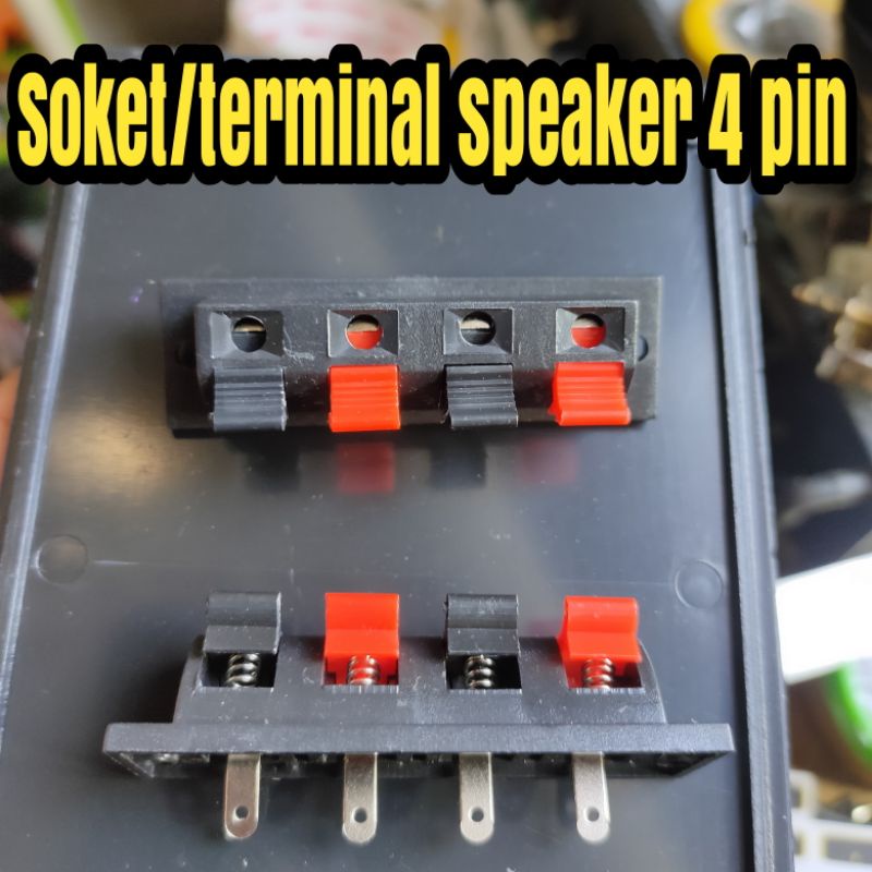 TERMINAL JEPIT/ SOKET SPEAKER 4 pin