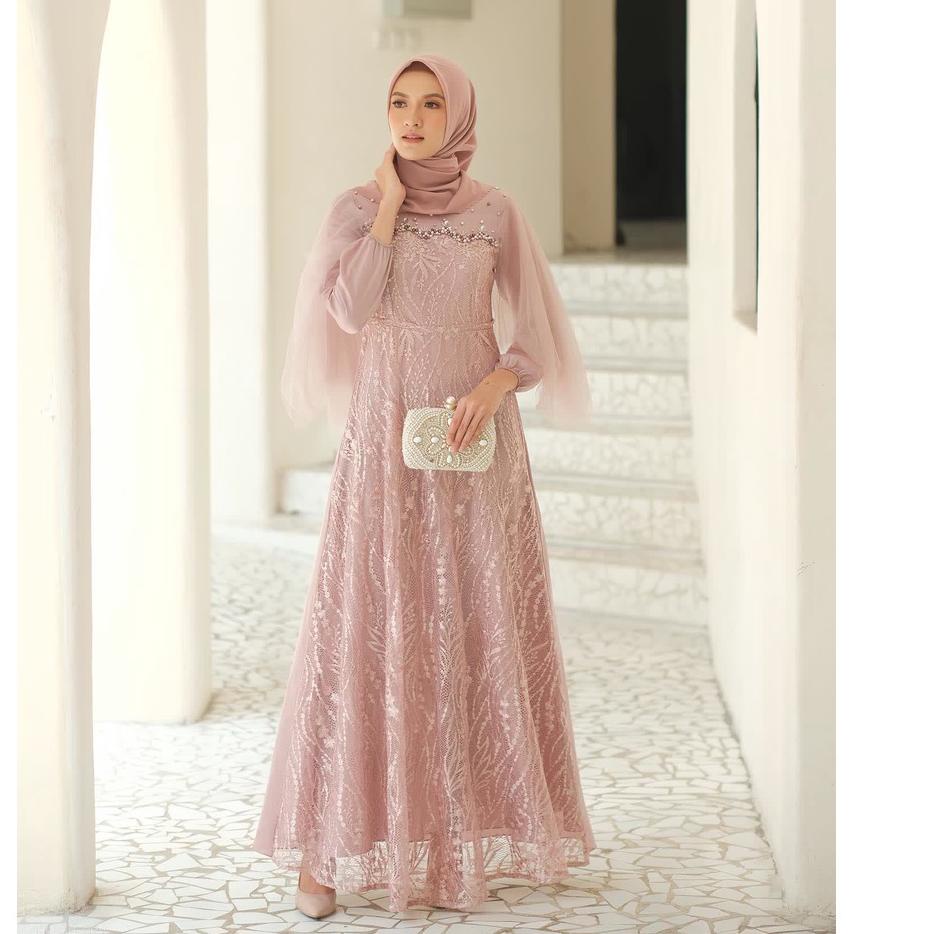 Terbaru.. BAJU GAMIS BATIK COUPLE GAMIS BROKAT KONDANGAN DRESS BURKAT BORKAT TILE BATIK MUSLIM WANIT