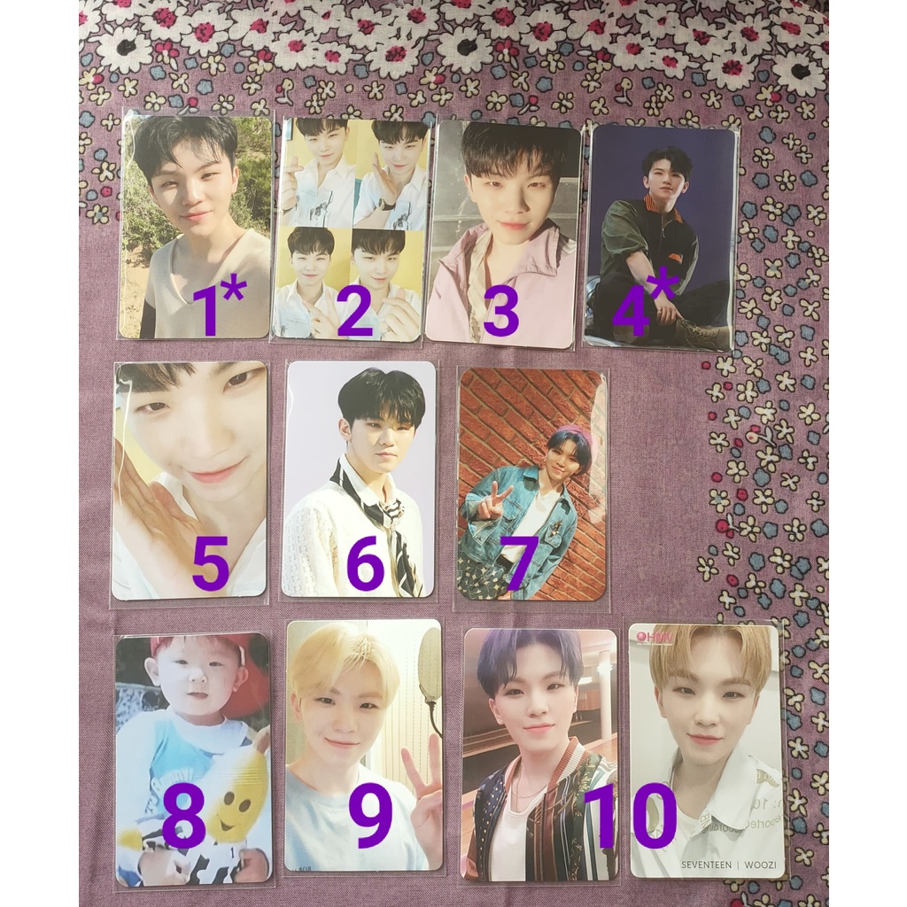 Photocard PC Woozi Seventeen Benefit Mecima Interpark Yes24
