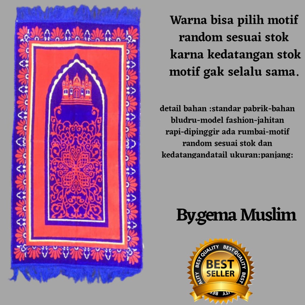 Sajadah turky murah halus oleh oleh haji sofenir