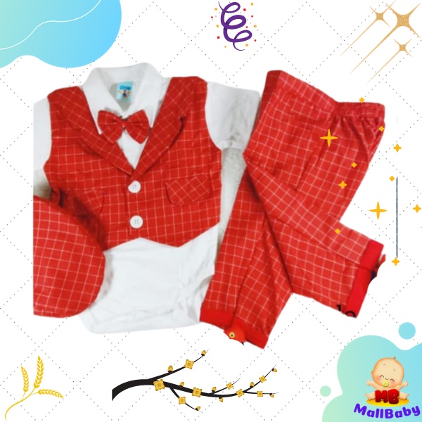 Baju Bayi Laki Laki 6 12 Bulan Setelan Jumper Kemeja Baju Bepergian Jalan Jalan Anak Bayi Topi Little Captain