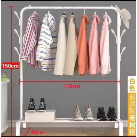 Big Stand Hanger Rak Gawang Baju Besar