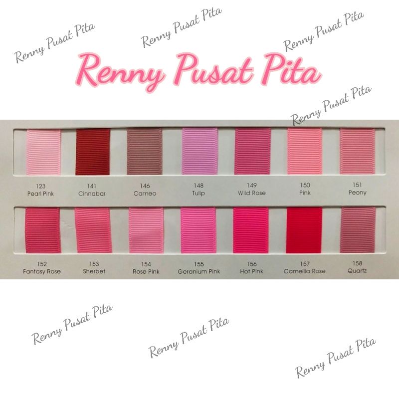 

Pita Grosgrain Double Face Per Meter