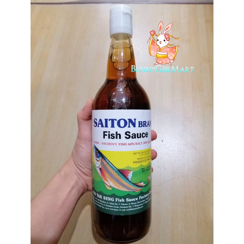 

[SALE] SAITON FISH SAUCE 750 ml/KECAP IKAN/HULO