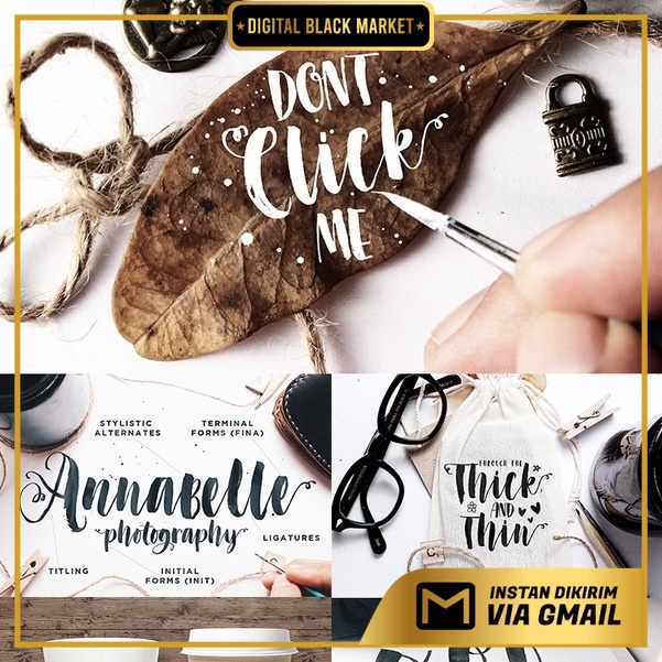 100 Font Gravity Selections