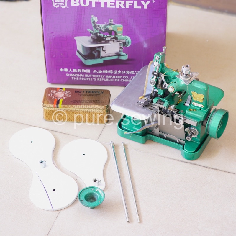 Mesin Jahit Obras Benang 3 Butterfly GN1-1 / Overlock Sewing Machine