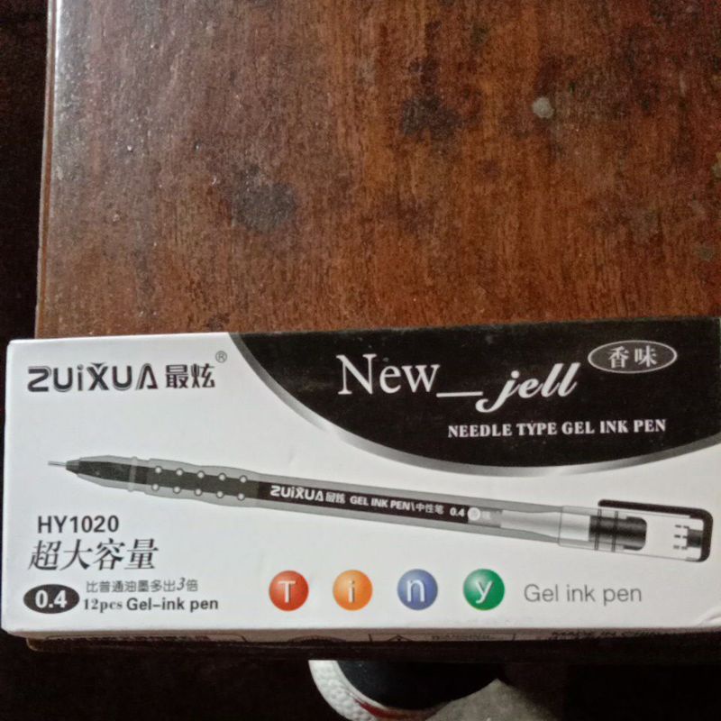 

pulpen merk new jell isi 12pcs