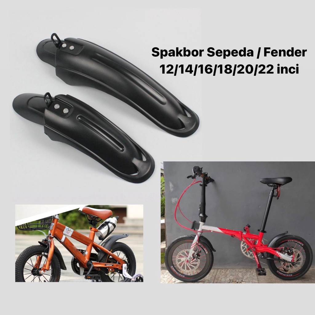 Spakbor Sepeda 12/14/16/18/20/22  Sepeda Lipat Seli Minion Sepeda Anak BMX Fender Mud Guard Slebor S