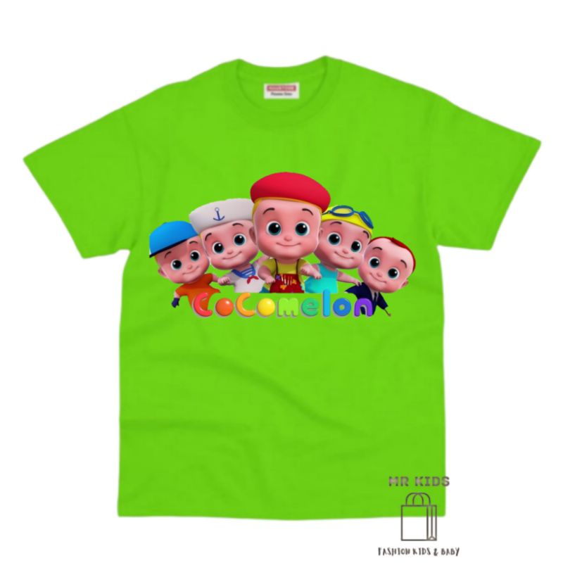 BAJU ANAK KAOS ANAK COCOMELON TERBARU BAHAN PREMIUM