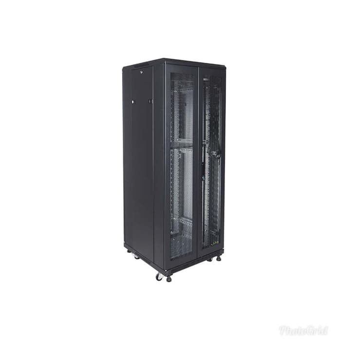 Indorack IR6032G Standing Close Rack 19&quot; 32U Glass Door Depth 600mm STANDING CLOSE RACK 32U INDORACK