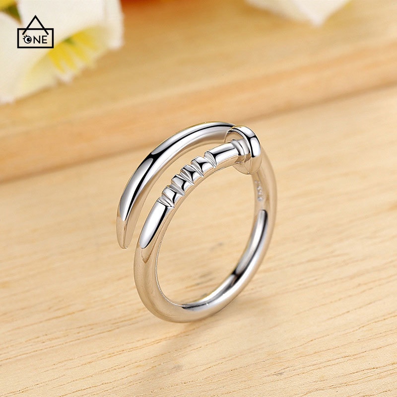 COD❤1PC Korea Sekrup Cincin Hadiah Ulang Tahun Pembukaan Aksesoris Mode A one