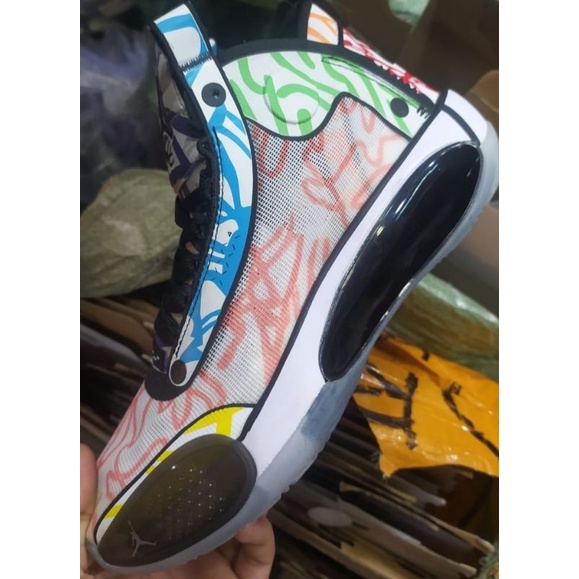 AIR JORDAN 34 BRED WHITE BLACK ORBIT PERFECT KICK ORIGINAL