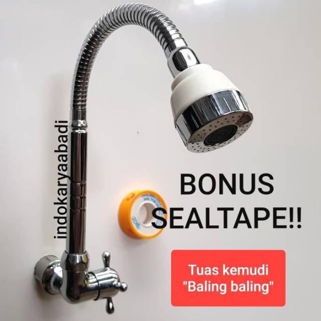 Kran keran angsa FLEXIBLE KECIL fleksibel baling murah 