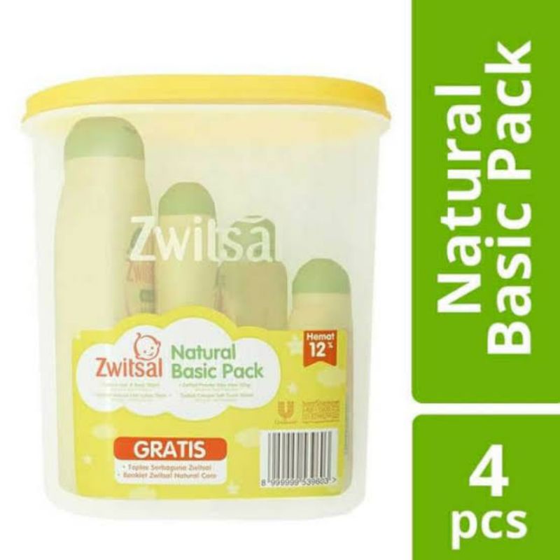 Zwitsal Baby Basic Pack - Zwitsal Perawatan Bayi Set - Hempers Bayi Baru Lahir - Kado - Hadiah - Gift Set Box - Giftset