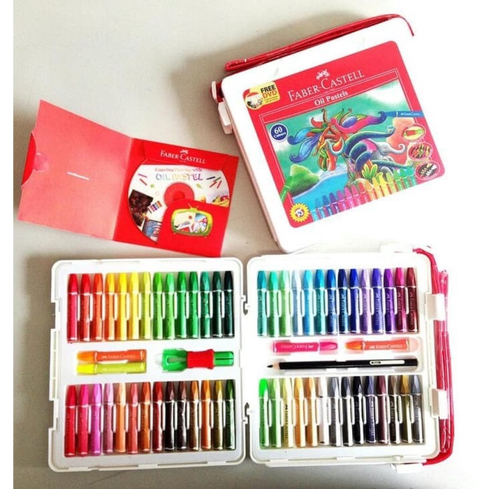 

Promo Krayon Crayon Oil Pastel - Faber Castell 60 Warna Murah! Bergaransi