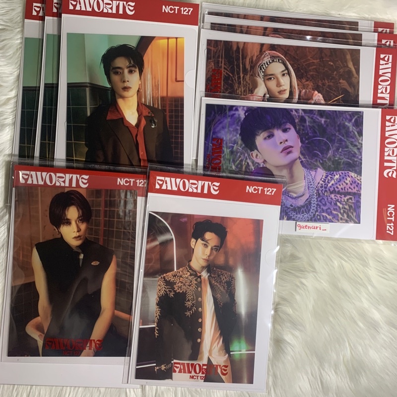 [READY STOCK] HOLOGRAM PHOTOCARD SET NCT 127 FAVORITE MD JAEHYUN MARK DOYOUNG TAEYONG