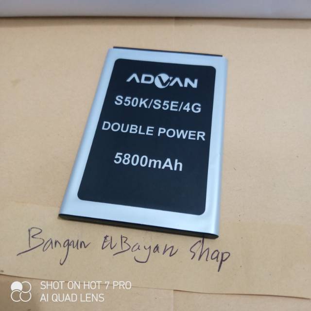 Batre Batrai Hp Advan S50K S5E 4G Doubel Power Battery