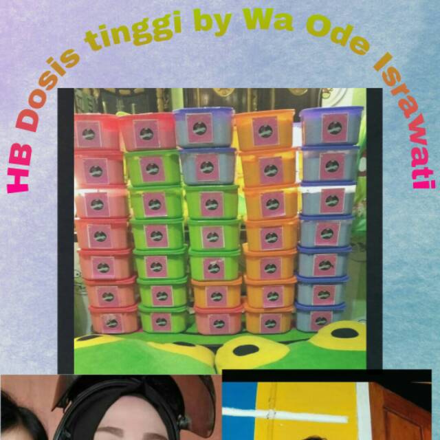 Pemutih hb hand body lotion dosis tinggi by wd Israwati