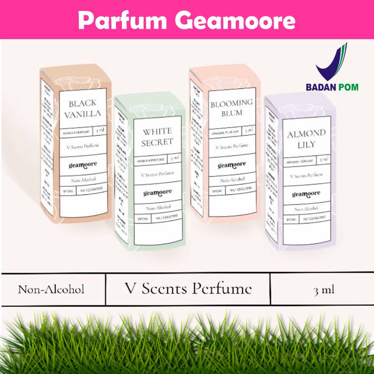 Parfum Geamoore - GEAMORE ROLL ON INSPIRED PARFUME | VSCENT GEAMOORE | BODY MIST GEAMOR | ADDICTED SERIES | HAIR PARFUME | FULLPACK | SPRAY [BPOM]