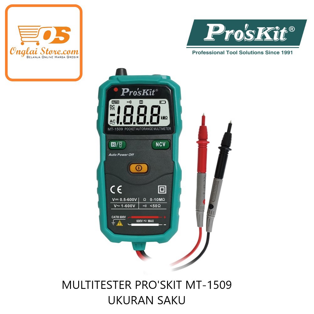 MULTITESTER PRO'SKIT MT-1509 UKURAN SAKU ORIGINAL