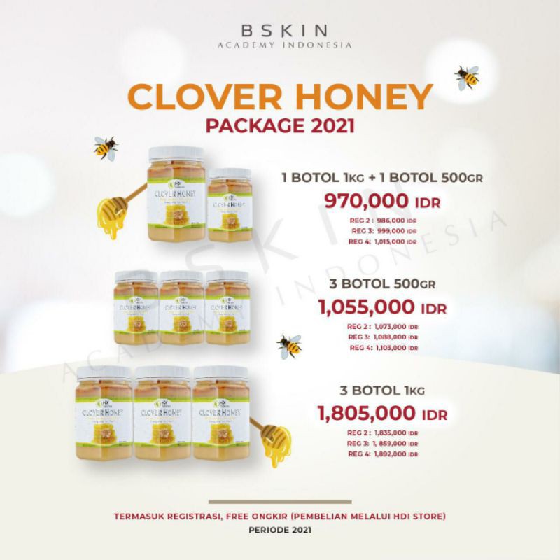 CLOVER HONEY PROMO PAKET 1