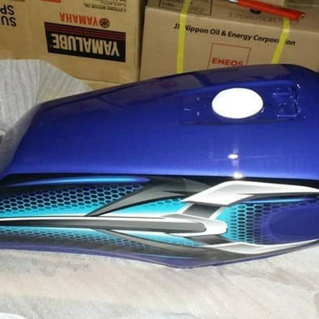 TANGKI BENSIN RX KING 2007 BIRU TANGKI RX KING BIRU ORI YAMAHA YGP